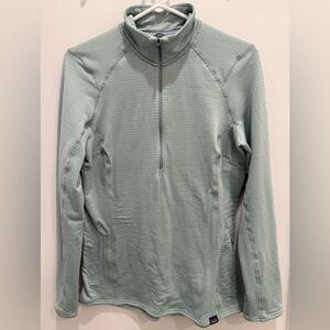 Patagonia Sage Green Thermal Quarter-Zip